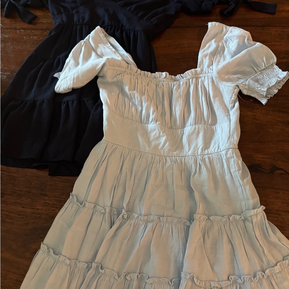 Altard State White and Blue Dress